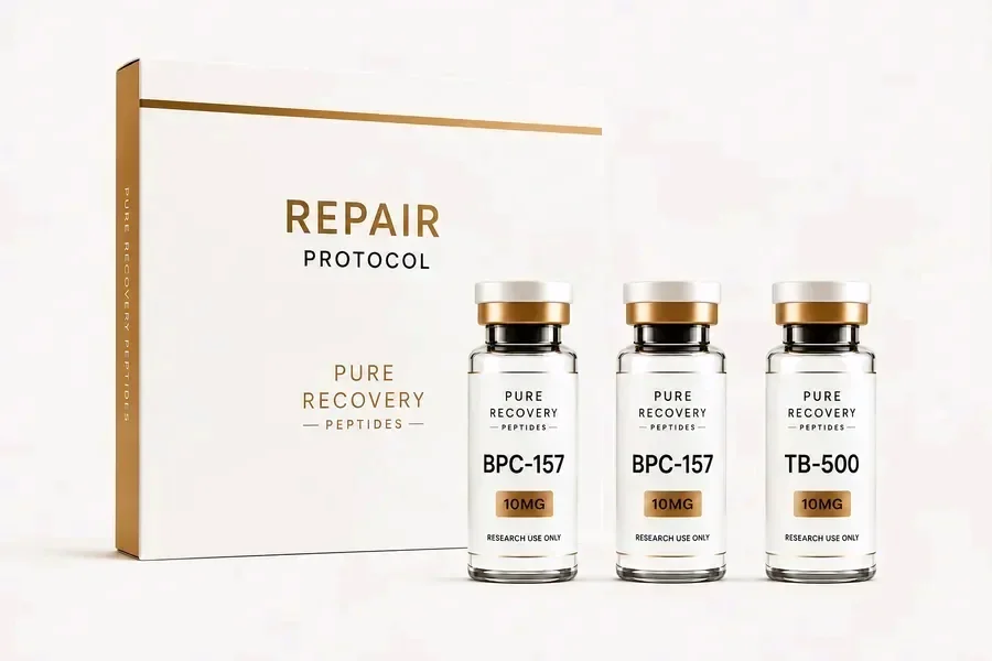 Repair Protocol — box and vials: 2× BPC-157, 1× TB-500